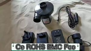 Oslo Company Pompa Angin Elektrik Portable - Air Pump Air Bed/Kolam Renang/Vacuum Hisap 55W-150W