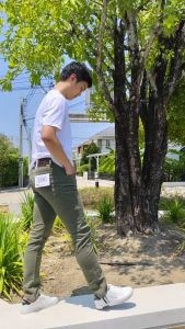 กางเกงขายาวกระบอกเล็ก ผ้ายืด เนื้อหนาเนื้อนุ่ม ทรงสวยใส่สบาย ยี่ห้อLOG&LOGER กระชับพอดี กระชับพอดี กระชับพอดี กระชับพอดี กระชับพอดี กระชับพอดี กระชับพอดี