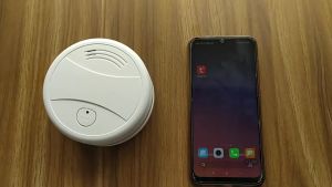 Thiết bị báo cháy báo khói cmả biến thông minh Tuya WiFi thông báo qua điện thoại