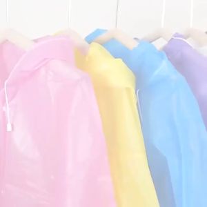 YTL เสื้อกันฝนเด็ก หนาพิเศษ เสื้อคลุมกันฝนรุ่นใหม่ เสื้อกันฝน แฟชั่น ชุดกันฝน EVA