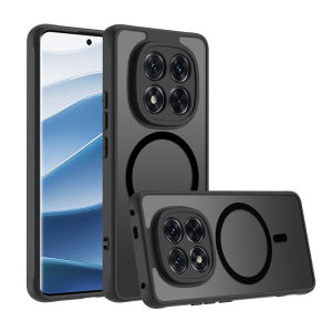 szhaiyu | For Magsafe Magnetic Frosted Translucent Phone Case for Xiaomi Redmi K80 90 Note 15 14 13 Pro Plus MI Poco X7 X8 Pro Max Cover