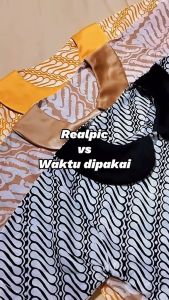 TUNIK Motif Batik Hijab Atasan Baju Anak Perempuan Seragam Sekolah SD SMP PAUD TK Size XS S M L XL Baju Long Sleeve Cotton - Lazada