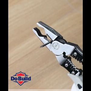 MQQHOMEE Free Ship คีมอเนกประสงค์ 9นิ้ว คีม ทำจากเหล็ก CR-V กันน้ำ กันสนิม 5in1 (ปอกลวด/กดลวด/ตัด/ม้วนลวด/หนีบ) 9นิ้ว-คีมปากแหลม