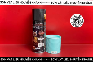🔥 [CHÍNH HÃNG] Sơn Xịt Samurai V744 – Màu Xanh Lá Vespa | Bám Siêu Chắc – Lên Màu Cực Đẹp