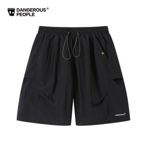 Contrast Color Drawstring Casual Shorts Five Divided Sports Fashion Pants
