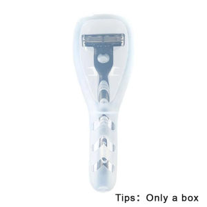 Transparent Plastic Razor Case Portable Travel Shaver Storage Holder