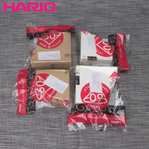 Hario V60 Hand-Poured Coffee Filter Paper Drip Filter Style Tea Bag Storage Box Filter Bag Coffee Making Tools 100 Sheets