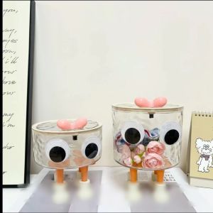 Transparent Storage Organizing Box with Lid
