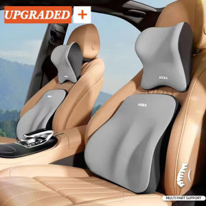 Car Headrest Lumbar Support Lumbar Cushion Memory Foam Cushion Backrest Lumbar Pillow Car Comfortable Neck Pillow Car Accsesorie
