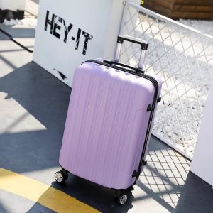 Durable 20-Inch Luggage Travel Suitcase with Combination Lock for Men And Women Fashionable All-Match Color ABS PC Material