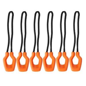 6/12pcs Zipper Pullers Convenient Zipper Extension Knapsack Jacket Zippers Accessories Tent Zipper Pull Slider Head Tool
