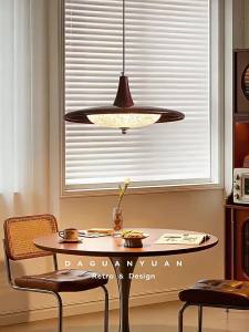 DGY | Creatively Designed Flying Saucer Chandelier Vintage Solid Wood 668E