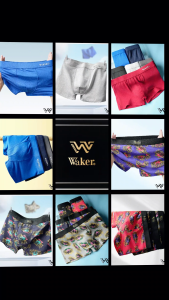 ✨WAKER Mens Boxer Briefs original  Cotton underwear  High Quality short briefs