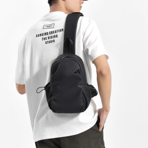 Casual Style Mens Crossbody Chest Bag Travel Water Bottle Storage Bag Multi-Functional Fashionable New Arrival Backpack