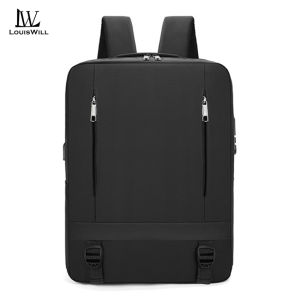 LouisWill Fashion Men’s Backpack Portable Laptop Backpack Large Capacity Backpakk Business Computer Backpack Laptop Backpack Durable Dual-Shoulder Bag College Commuting Backpack Leisure School Bag For Travel Study Business