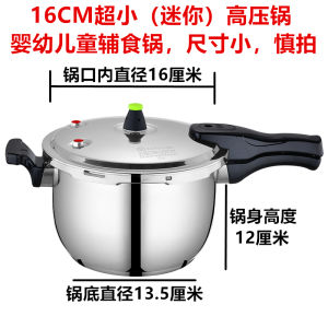 Mini Pressure Cooker 304 Stainless Steel for Gas And Induction Cooker Home Use Explosion Proof New Model 2025 by Gold Plum