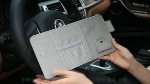 Ví kẹp tấm che nắng ô tô MYT Ví đựng giấy tờ gắn tấm che nắng xe ô tô Ví kẹp giấy tờ mắt kinh gắn tấm che nắng xe ô tô