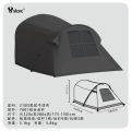 Stoic Mongolian Yurt Dome Sunshade Tent Large Space Outdoor Camping round Sun Protection Shelter Silver Coated Outdoor Gear. 