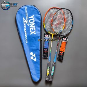 Paket Lengkap Raket Badminton Model Terusan isi 2 Raket + 1 Tas + 2 Grip + 1 Slop shuttlecock