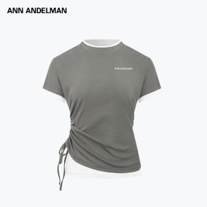ANN ANDELMAN | Stylish Niche Illusion Two-Piece T-Shirt Short Sleeves