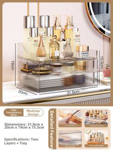 XINGYOU | Luxury Dustproof Cosmetics Storage Drawer Large Capacity