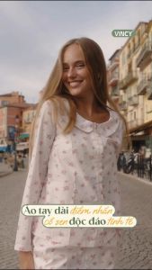 [Mua 3 giảm 20% mua 2 giảm 15%] BỘ KATE DÀI CAO CẤP KẾT HỢP GIỮA SỢI RAYON VÀ SỢI COTTON VỚI HỌA TIẾT BÔNG NHÍ NHẸ NHÀNG CHÀO XUÂN BKD090W41