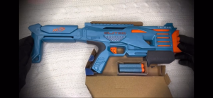 Hasbro Nerf Elite 2.0 Tetrad QS 4 Blaster Includes 4 Nerf Elite Darts 4-Barrel Blasting (F5025)