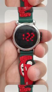 (K59) Jam Tangan Digi / Digital Cars Cute Cartoon Kids Watch