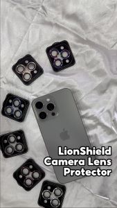 (SG) LionShield iPhone 17 Pro Max / 17 Pro / 17 / 17e / 17 Air / 16 Pro Max/16 Pro/16 Plus/16/15/14/13/12/11 Camera Protector Lens Cover - Tempered Glass Aluminum Alloy