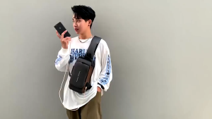 TAi.กระเป๋าสะพายไหล่ กระเป๋าคาดอก ผ้าออกซ์ฟอร์ด กันน้ํา อเนกประสงค์ สําหรับผู้ชาย