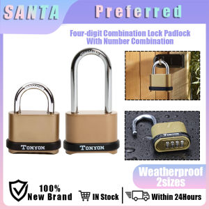Alloy 4 Digit Combination Security Locks for Cabinet Travel Luggage Anti-theft Code Password Padlock