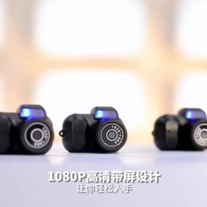 Camera  cầm tay HD 1080P Camera  R Quà Tặng kỳ nghỉ video thẻ TF kèm màn hình trong nhà ngoài trời gia đình