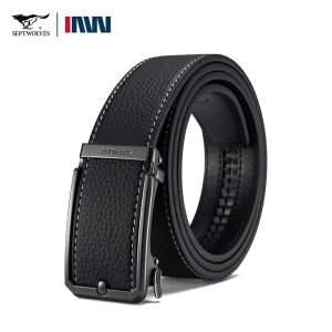 SEPTWOLVES Luxury Belt Soft Genuine Leather Timeless Business Casual Style Birthday Father Gift