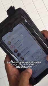 TAGAR HERO - Hanging Wallet Waterproof Dompet Handphone & Kartu Pria Wanita Anti Air Selempang Mini