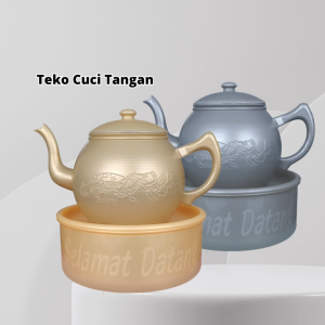 YU Online - Teko Cuci Tangan / Plastic Basuh Tangan / Hand Wash Pot With Tray