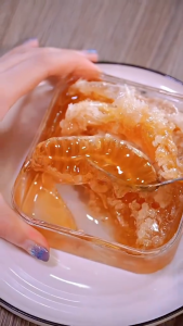 [500G] Mật ong BÁNH TỔ tươi nguyên sáp - mật ong nguyên sáp - nông sản sạch Tây Nguyên