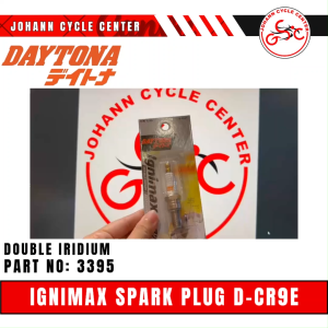 Daytona Ignimax Double Iridium Spark Plug D-CR9E Part No 3395 for motorcycles
