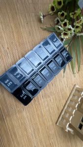 Hộp Chia Thuốc 7 Ngày 14 Ngăn Hộp Đựng Thuốc AM/PM Hàng Tuần