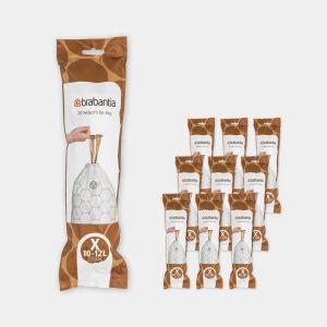 Brabantia Luxury Flip Cover High Foot 12L Stainless Steel Square Home Use Environmental Friendly Living Room Study Storage Bucket