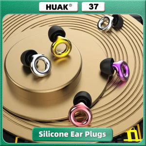 HUAK Reusable High-Fidelity Ear Plugs - 8 Ear Tips in XS/S/M/L - Concerts & Festivals Live Events Musicians DJs