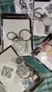 MGGK03 Gantungan Kunci Lightstick KPOP Keychain Akrilik 1 Set