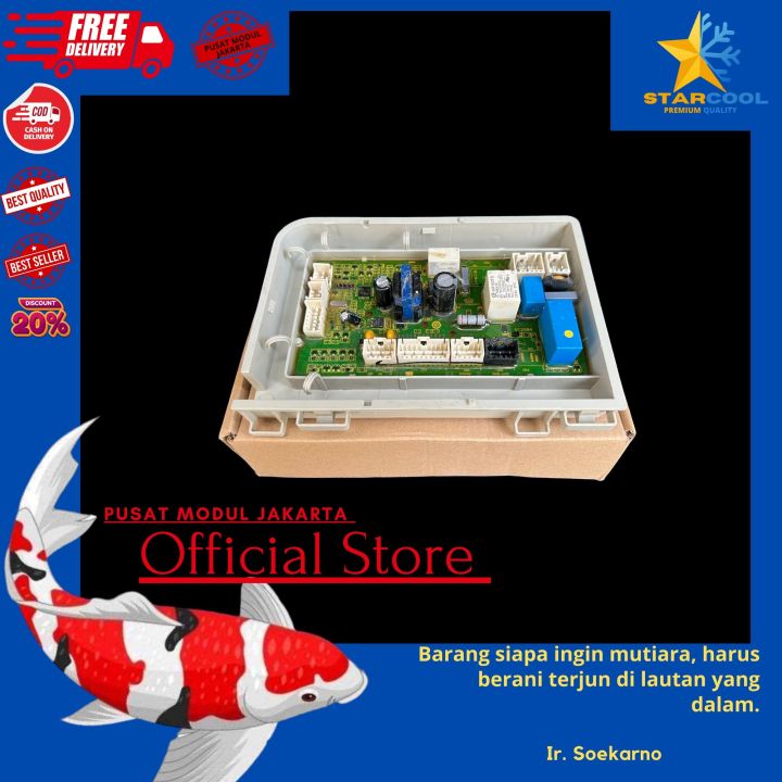 power suplay modul pcb mesin cuci aqua front loading FQW SERIES