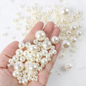 High-Light Hole-Free ABS Full-Round Pearl Handmade DIY Dance Costume Nail Art Simulation Pearl Show Hoel Beads Decorations