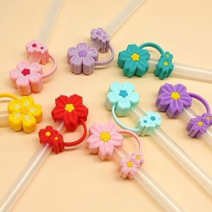 Food Grade Silicone Dustproof Straw Cap 10mm Stanley Cup Protective Sleeve Anti Dust Plug Straw Cover Cup Accessories