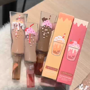 New Cappuvini milk tea velvet make up liquid eyeshadow soft mist long laster waterproof
