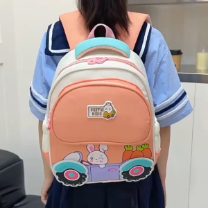 GrowSafe 2026 New Style Ultra Lightweight Kindergarten Backpack Cartoon School Bag For Kids 3-6 Years Old