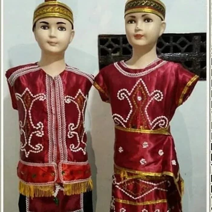Baju adat kalimantan barat SMA - Dewasa // Baju kalimantan barat // Pakaian adat kalimantan barat