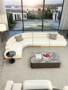 Corner Curved Designer L Shaped Sofa