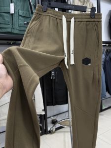 Quần Nỉ Nam Mùa Thu Đông Thoải Mái Co Giãn Đa Năng Quần Dài Ống Rộng Cạp Vừa Thời Trang Thành Phố Chống Nhăn