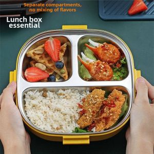 Long Insulation Lunch Box Stainless Steel 304
